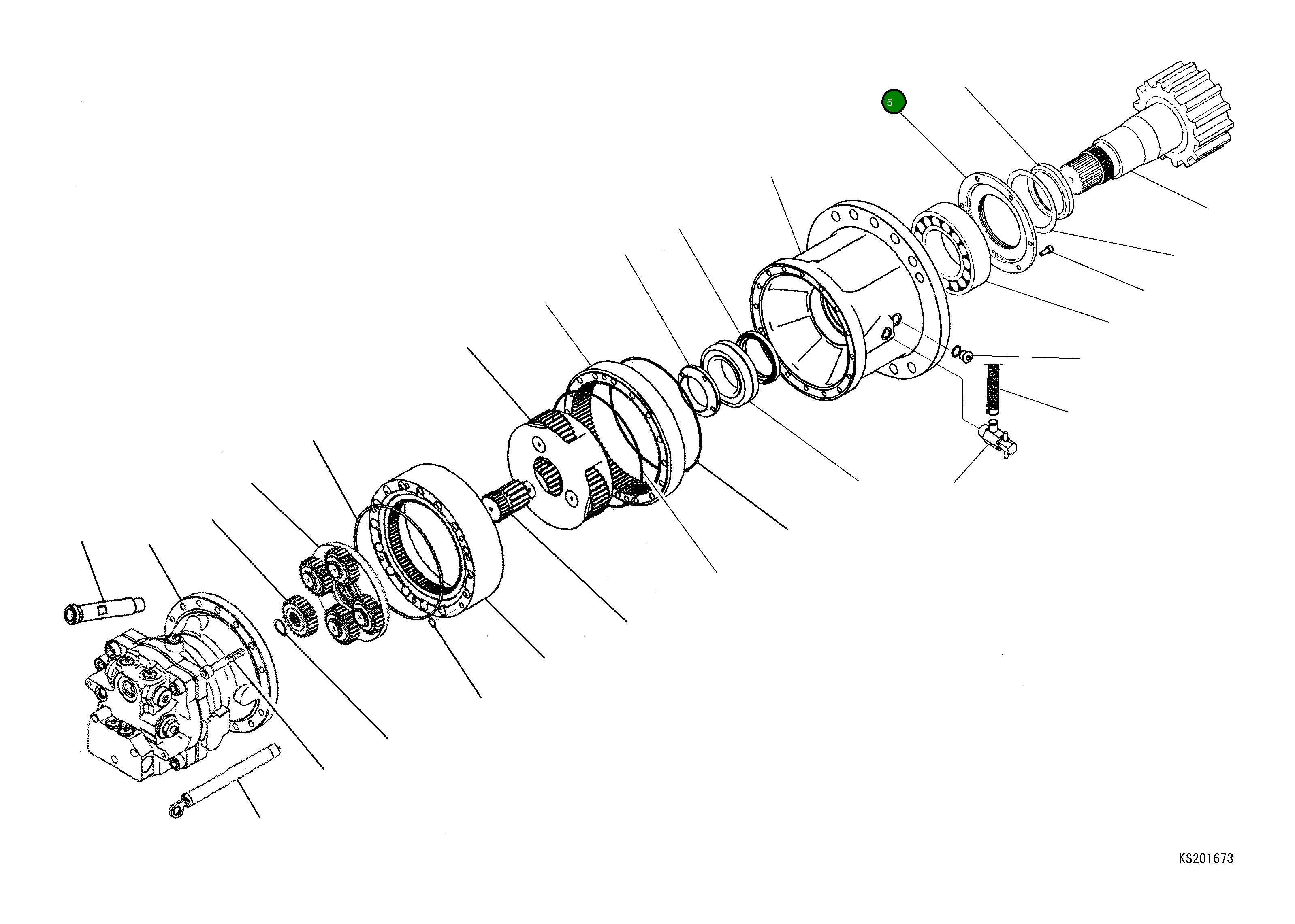Крышка 20J2632150 Komatsu