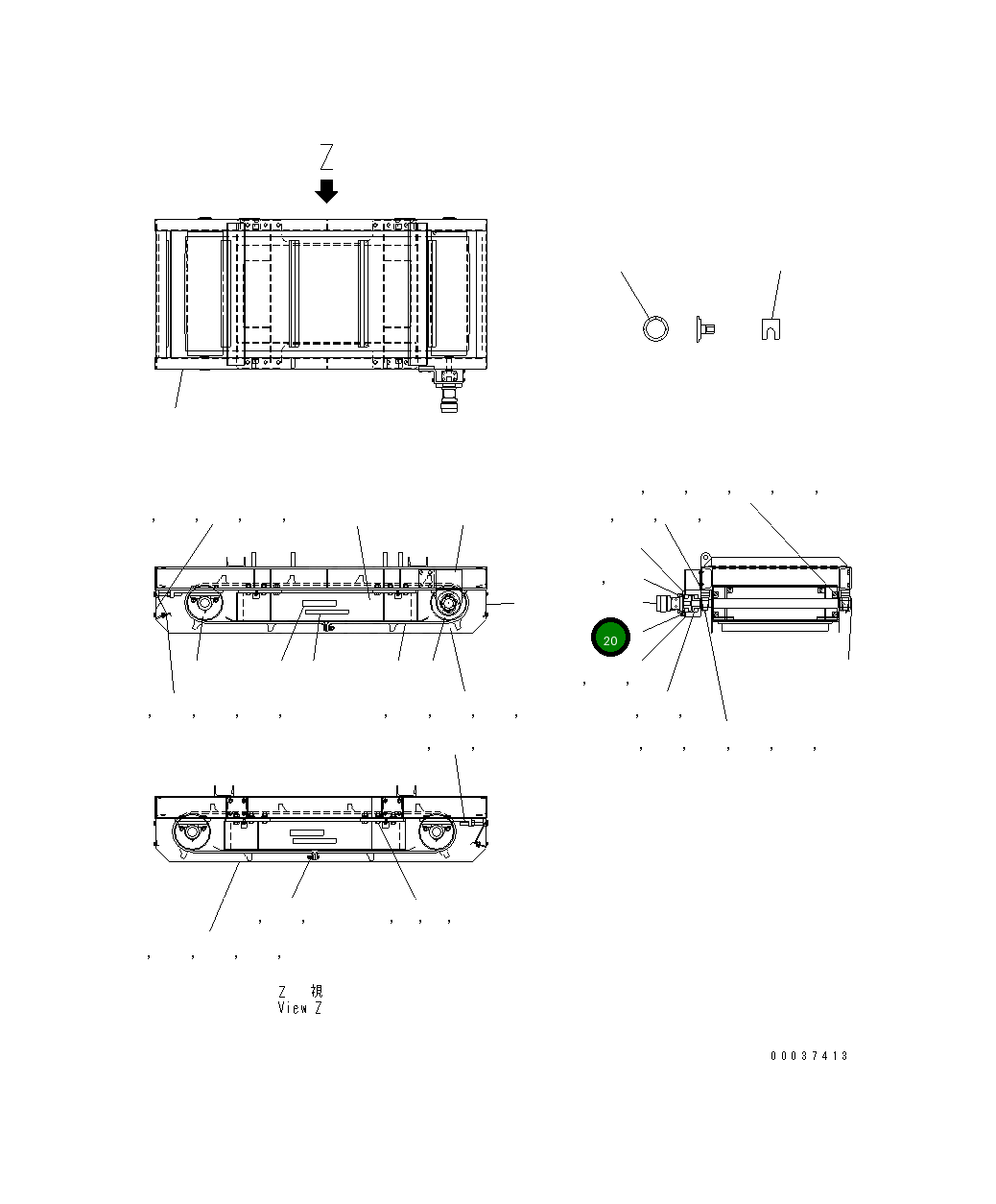 Болт MFP0000811 Komatsu
