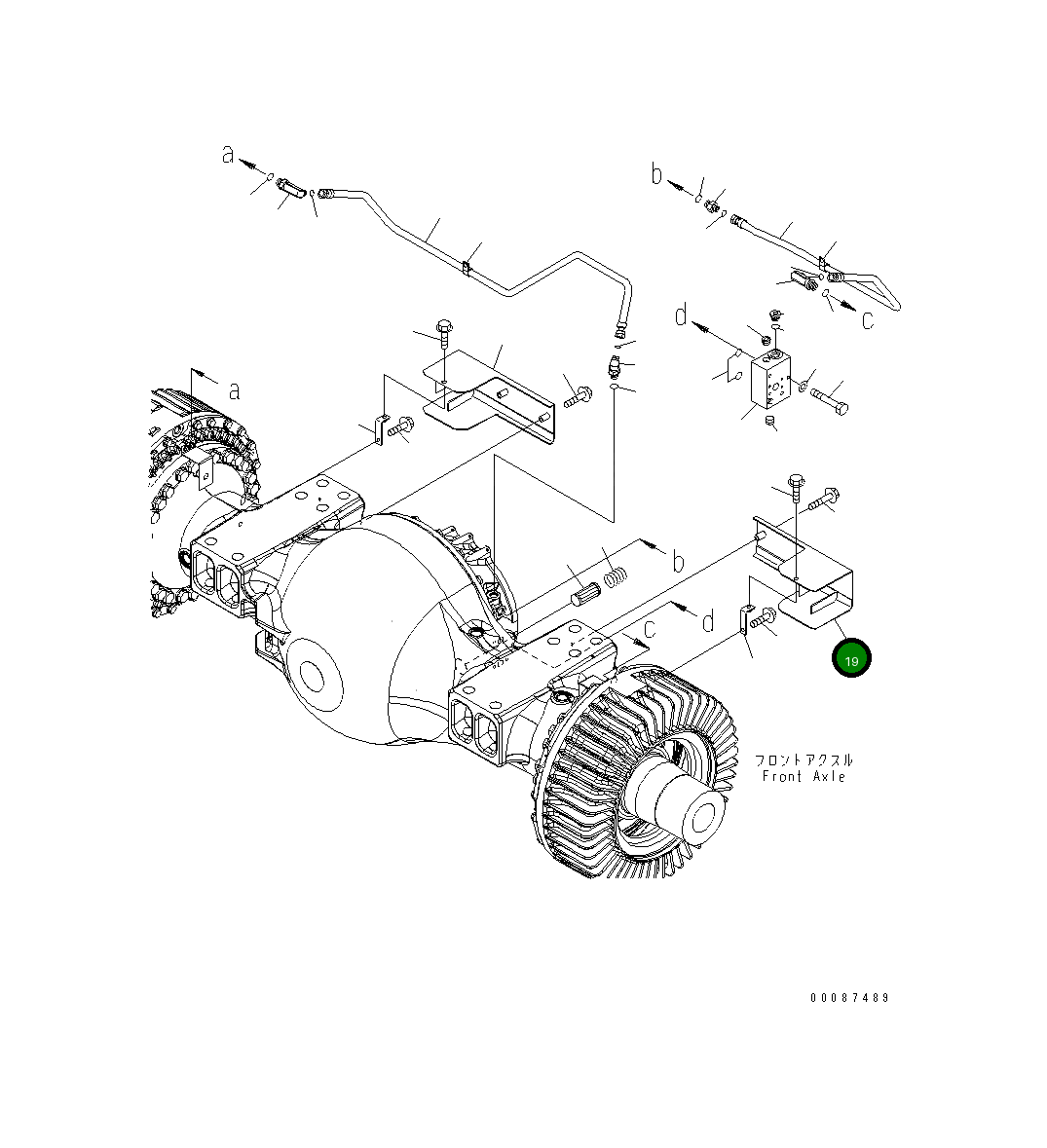 Крышка 426-33-31732 Komatsu