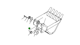 Крышка 207-70-34240 Komatsu