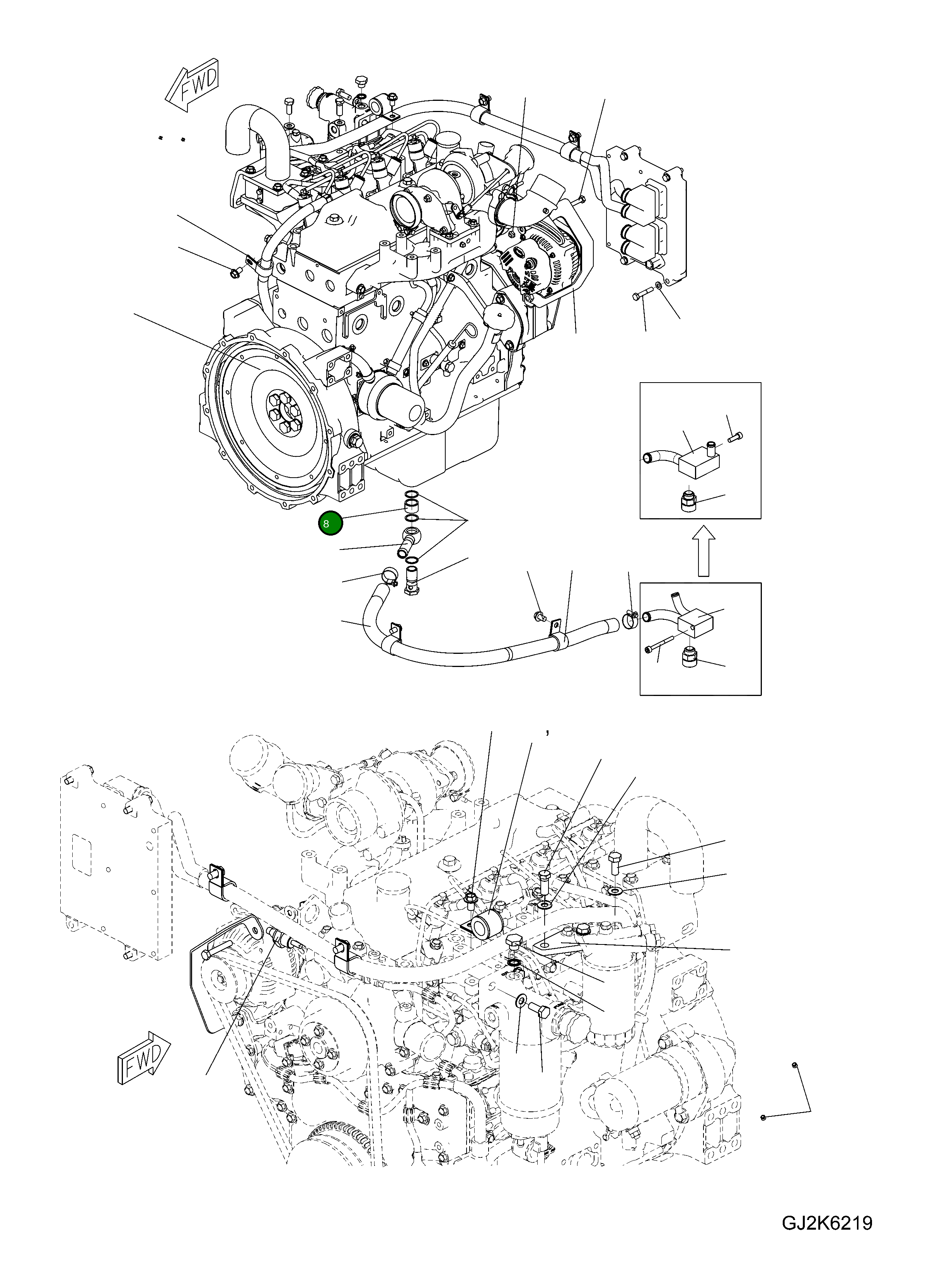 Кольцо 42W-01-22A80 Komatsu