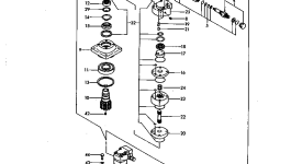 Стопорное кольцо YM172168-73610 Komatsu