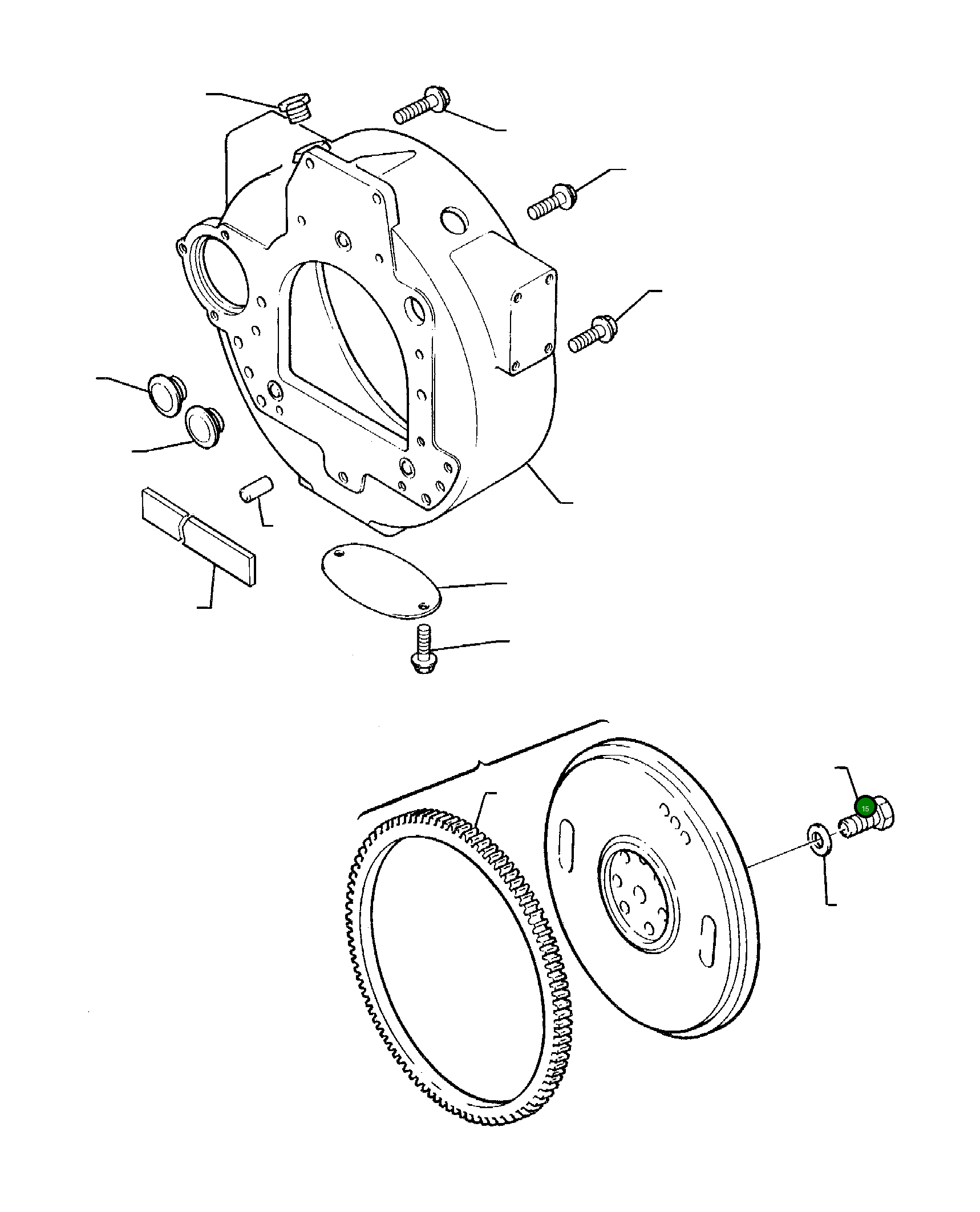 Болт PK0746853 Komatsu