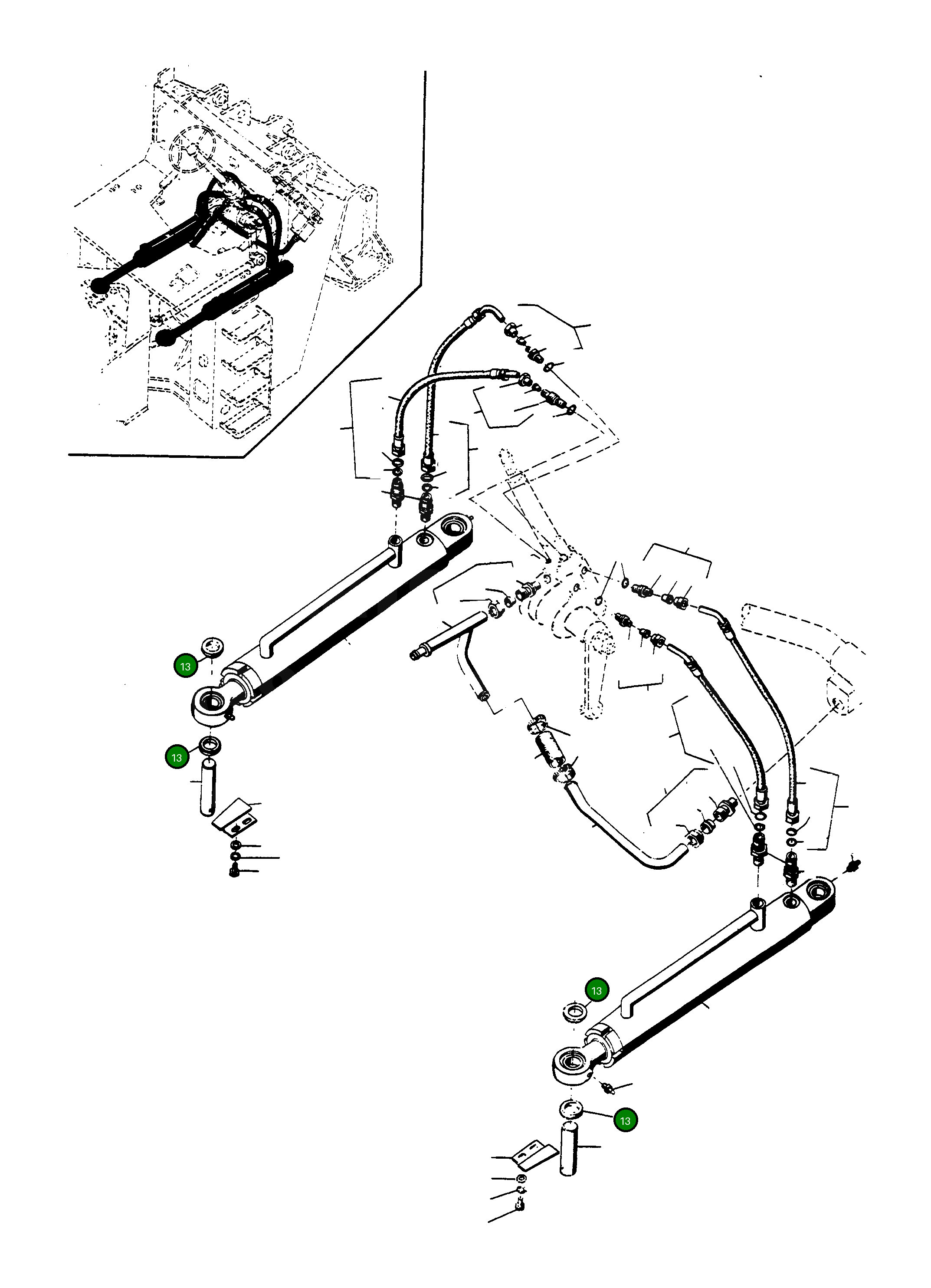 Кольцо 2944223M1 Komatsu
