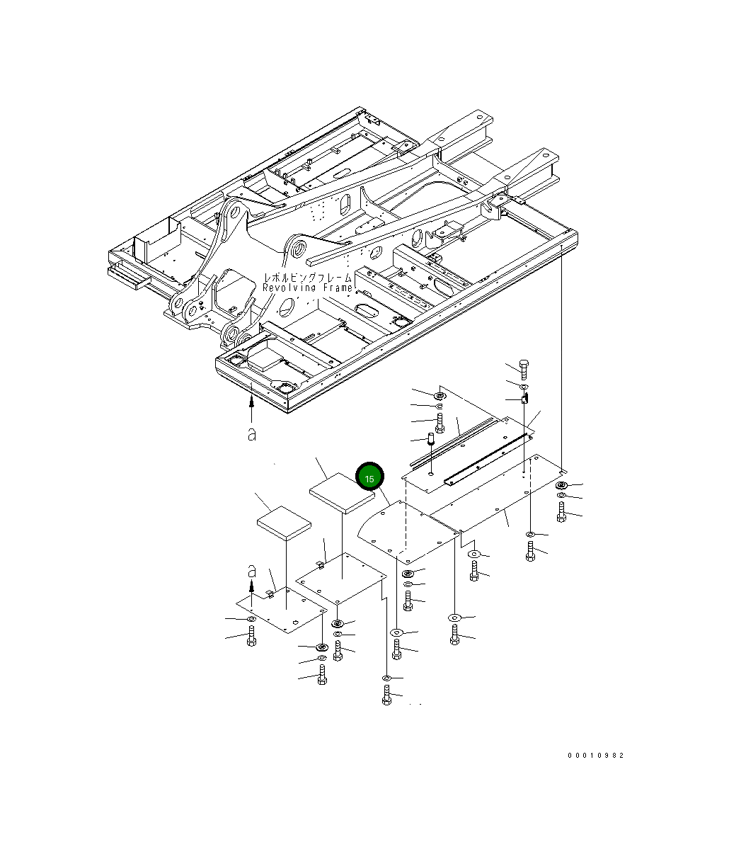 Крышка 208-54-72431 Komatsu