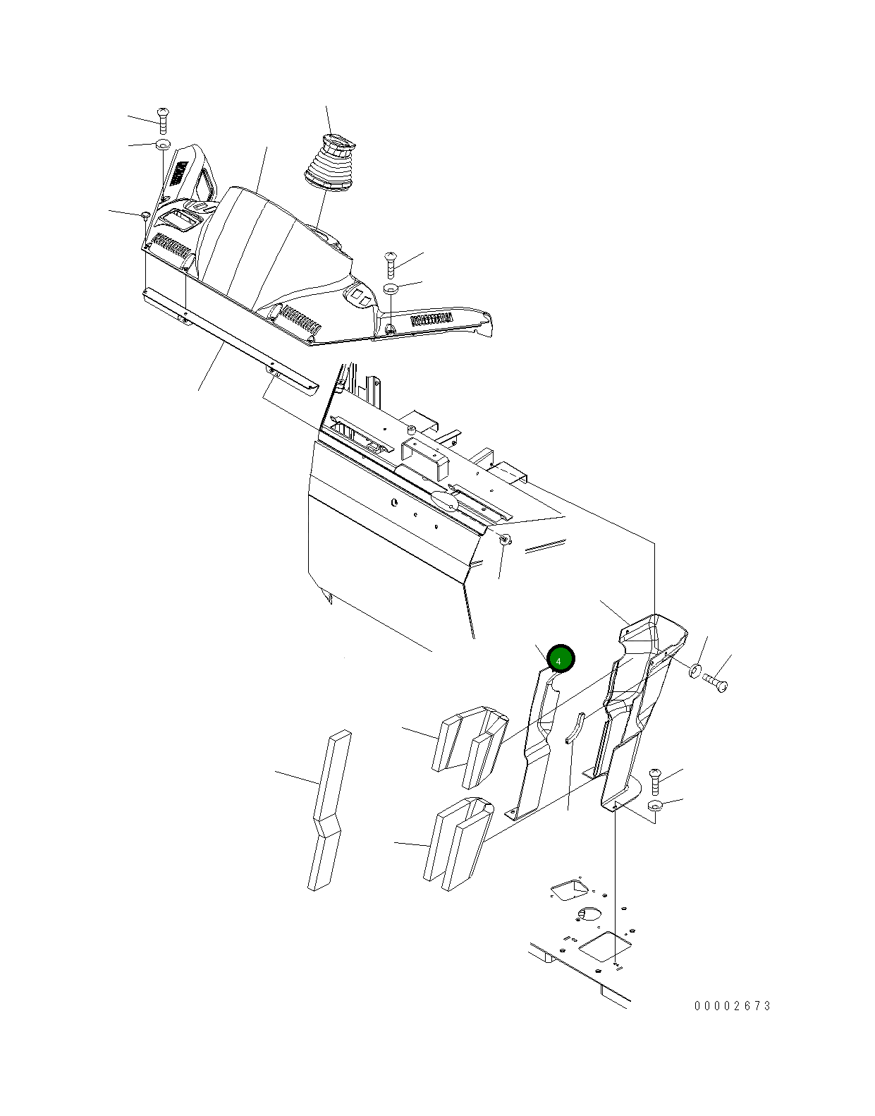 Крышка 418-54-32653 Komatsu