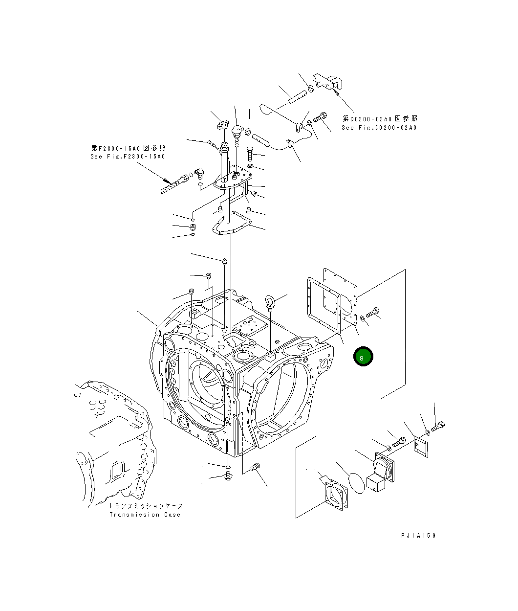 Крышка 19M-22-22330 Komatsu