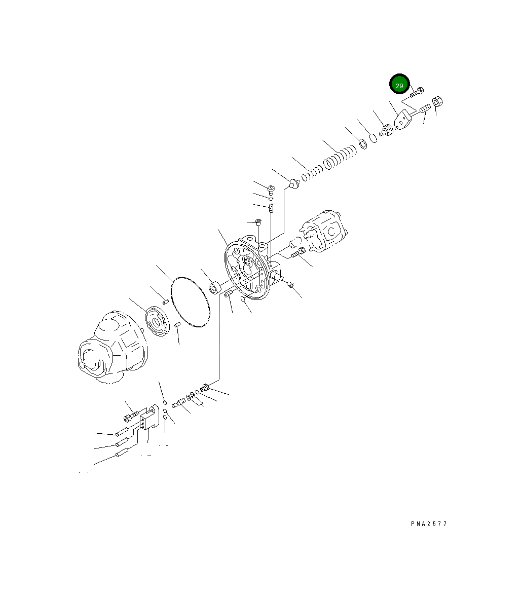 Болт UC1301568002  Komatsu