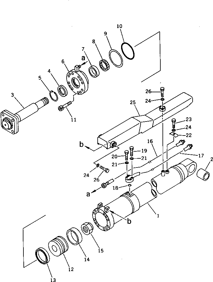 Болт 01252-31865  Komatsu