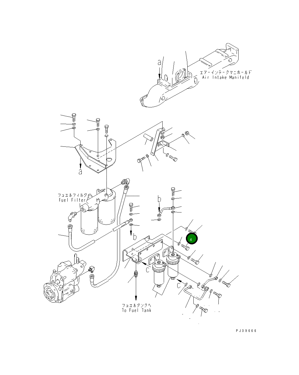 Болт 02030-70944 Komatsu