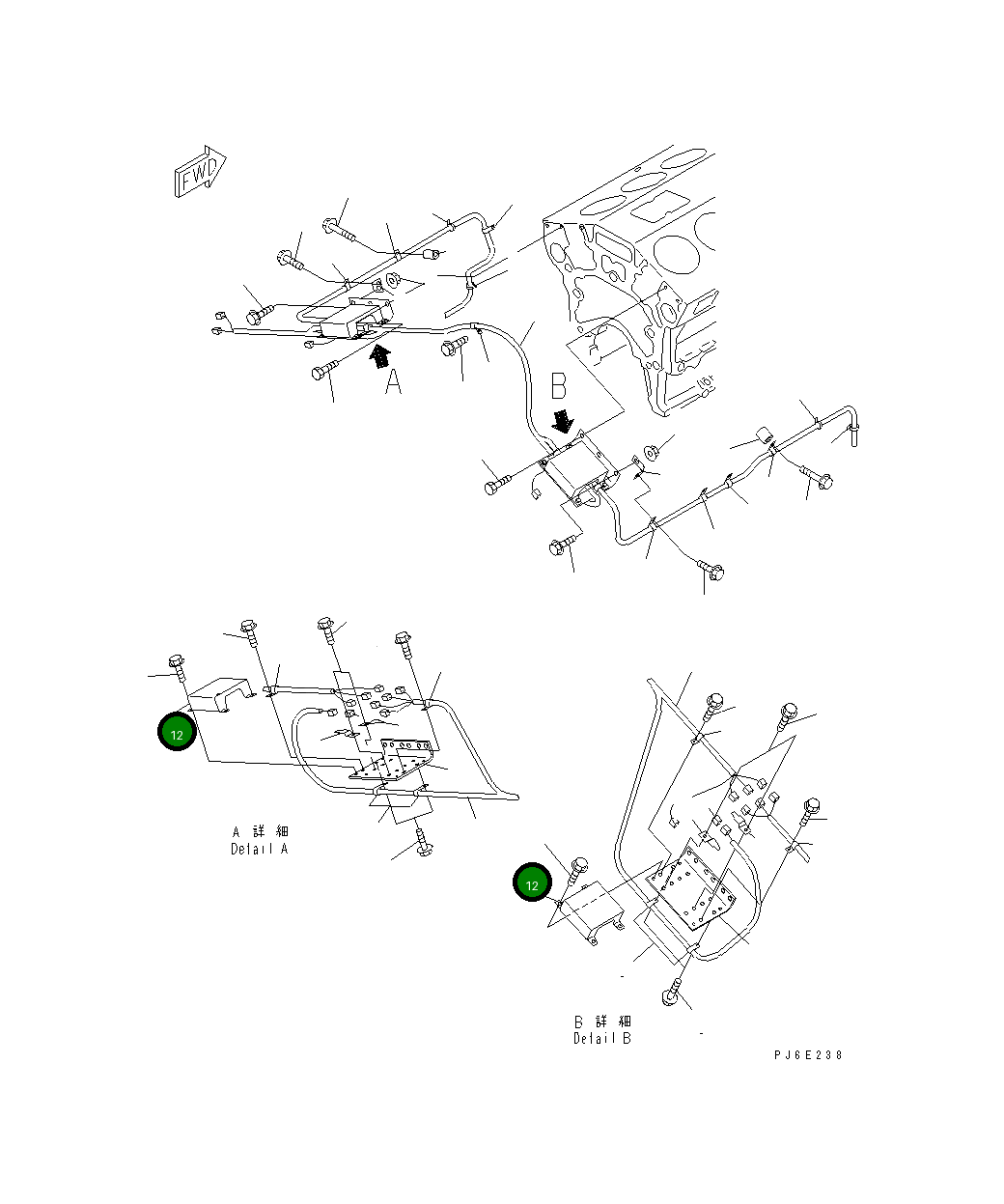 Крышка 6215-81-6450 Komatsu