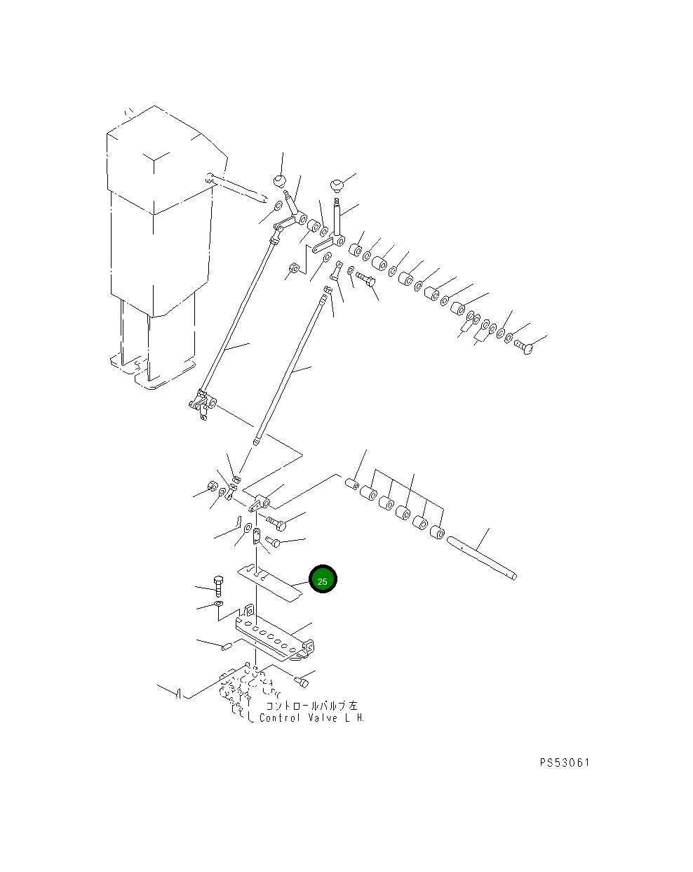 Крышка 23F-43-11140  Komatsu