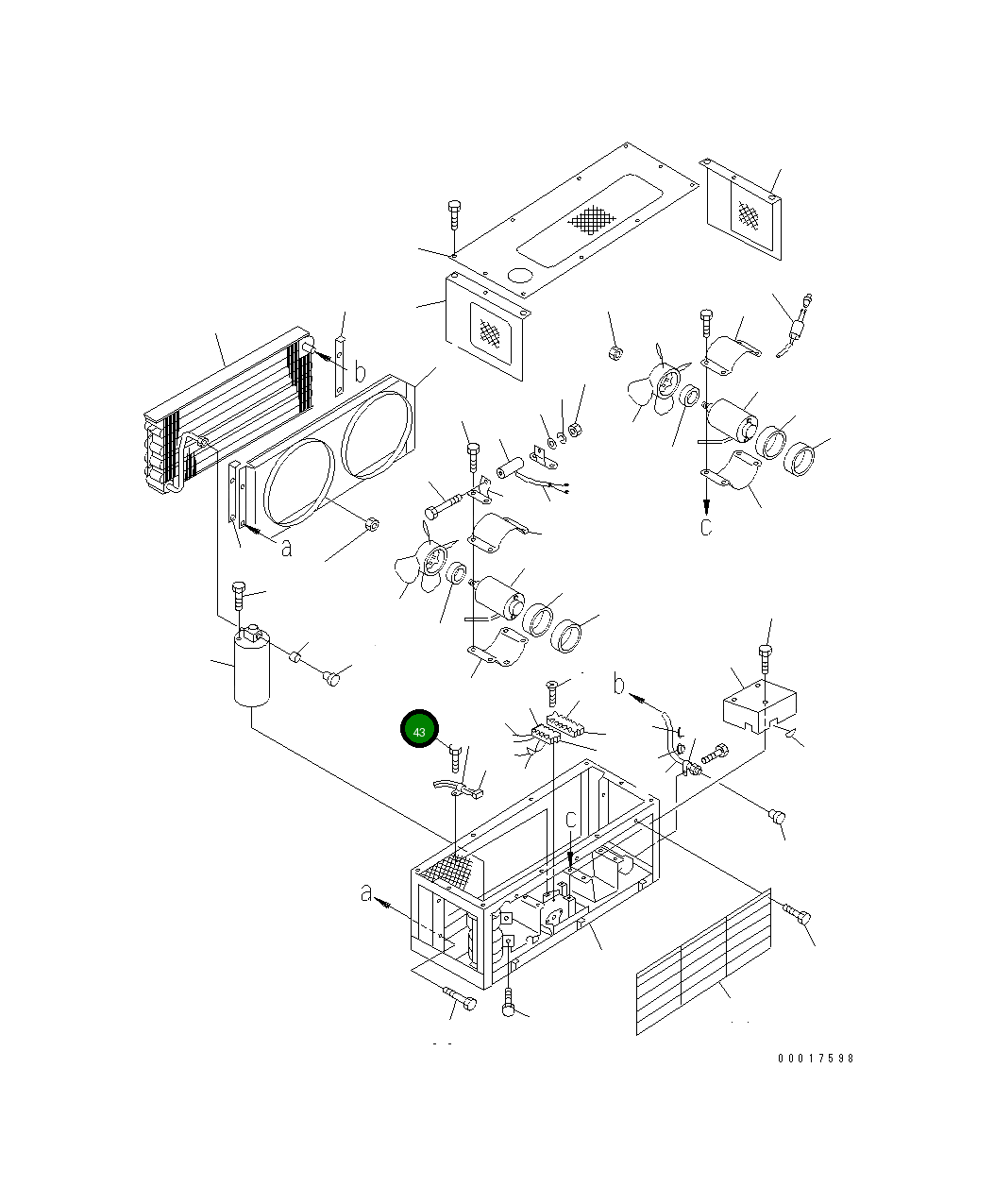 Болт ND91570-05121 Komatsu