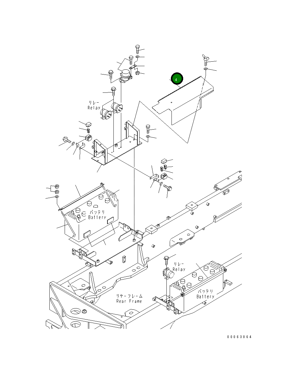 Крышка 23A-06-43711 Komatsu