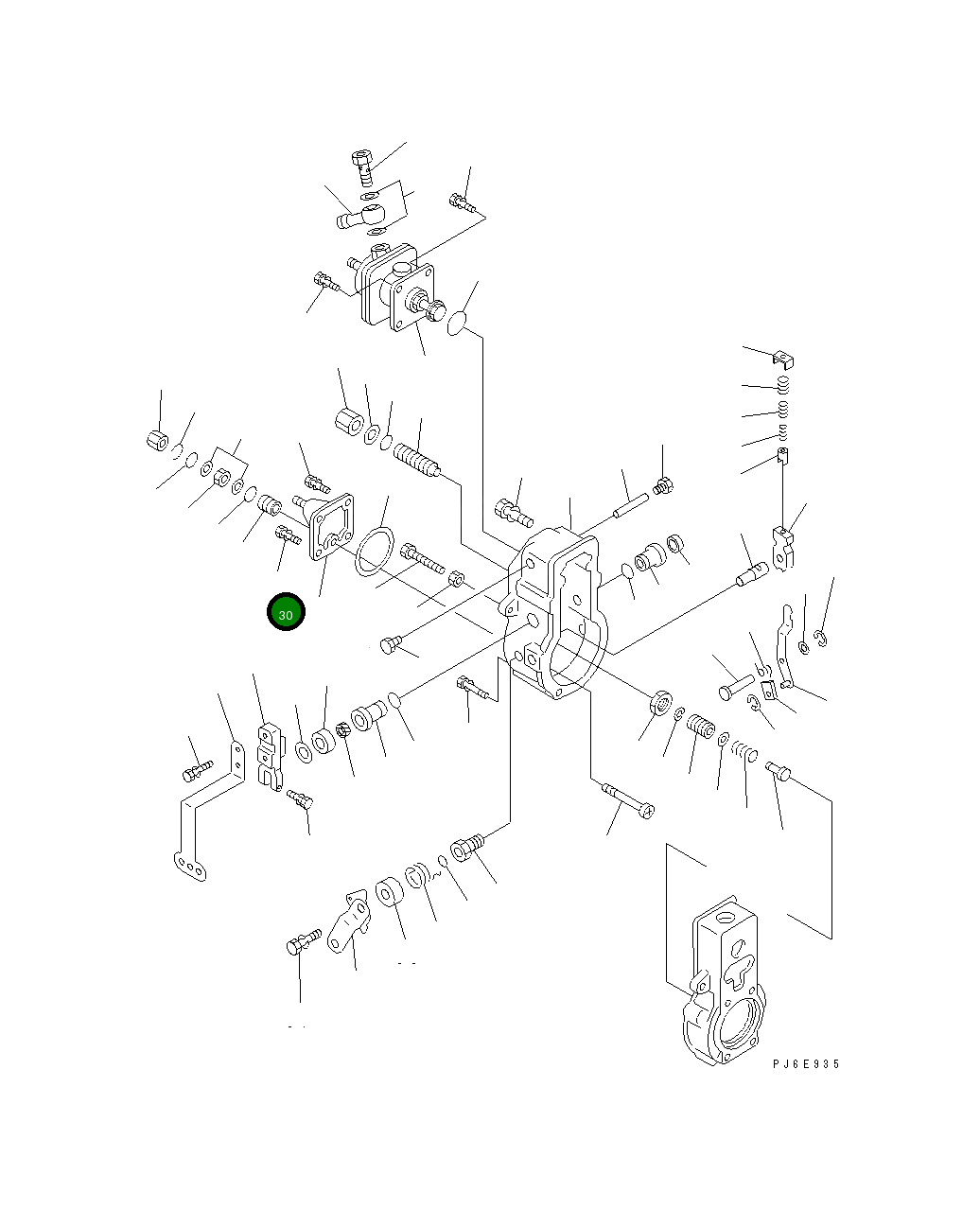 Болт ND949047-2701 Komatsu