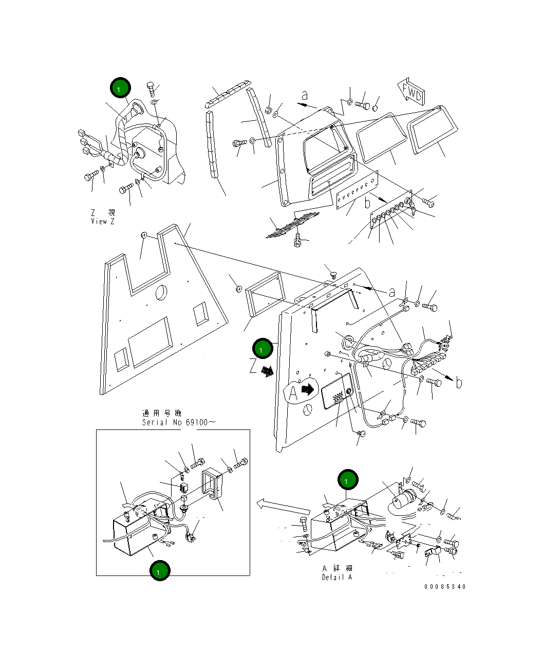 Крышка 14X-54-38210 Komatsu