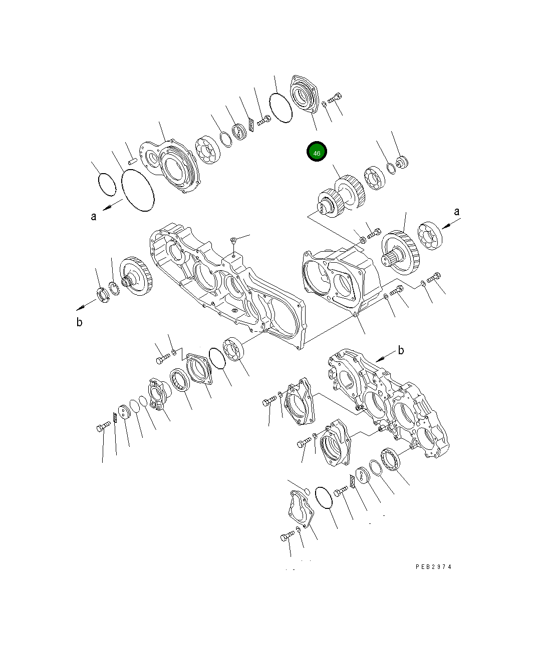 Крышка 156-38-11350 Komatsu