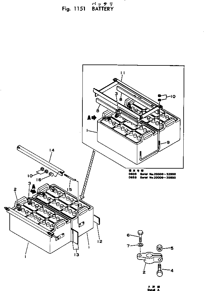 Болт 145-06-31160  Komatsu