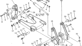 Группа балки 15A-79-X1100 Komatsu