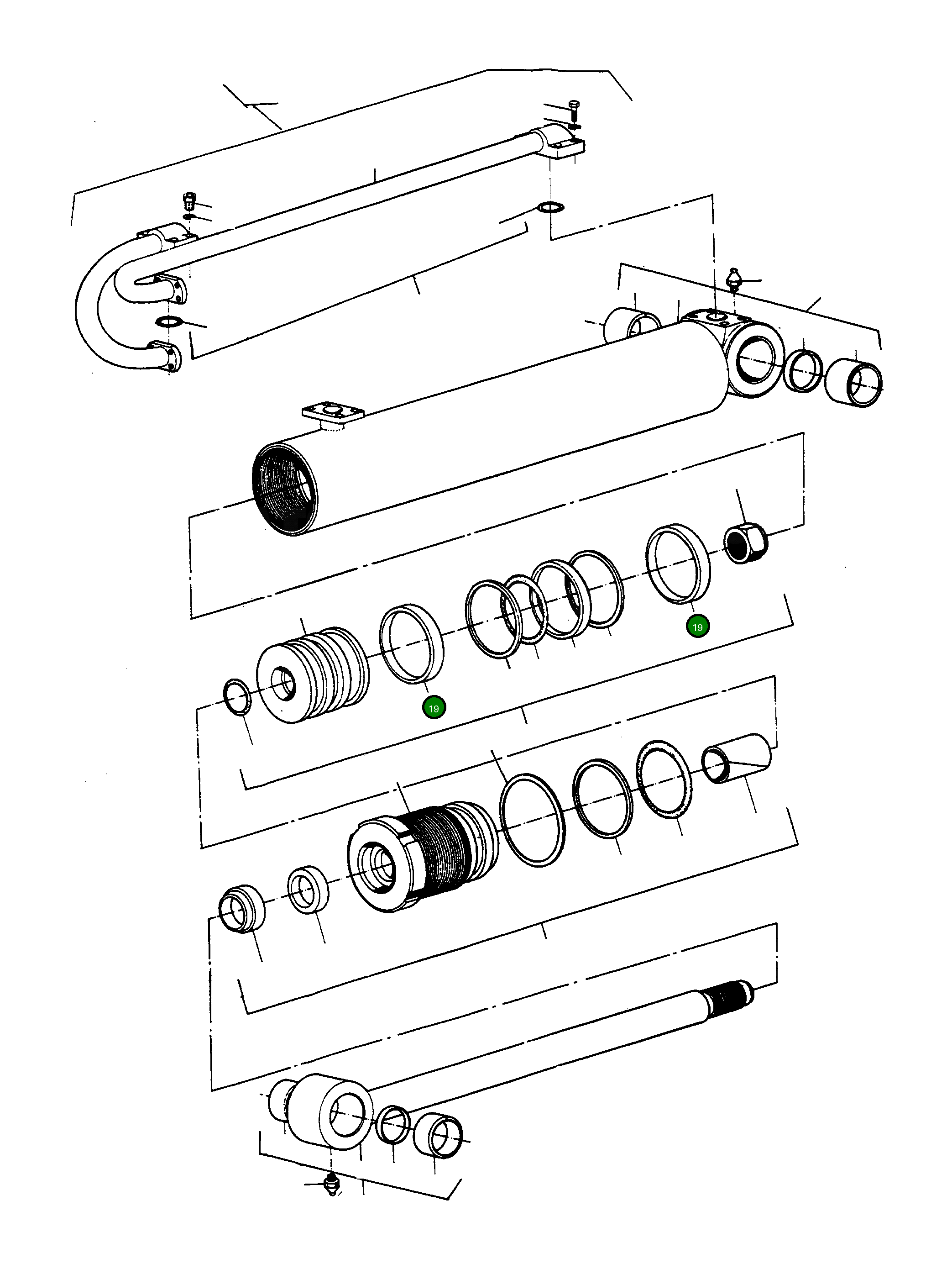 Кольцо 1606818M1 Komatsu