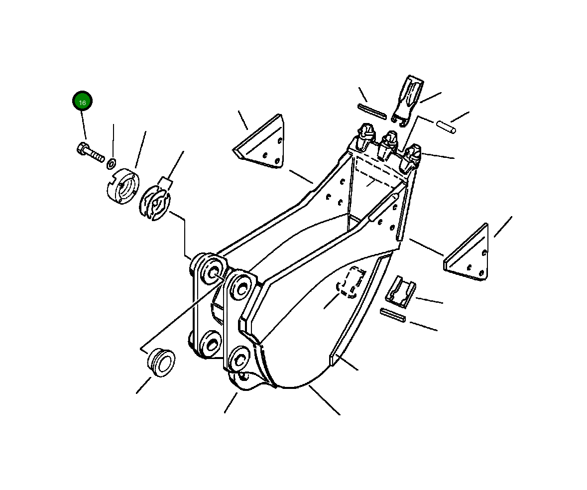 Болт 01010-52056 Komatsu
