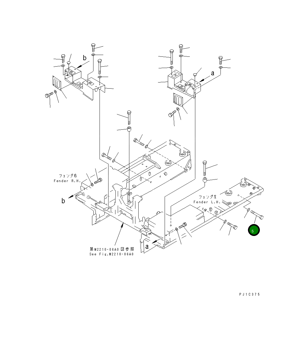 Болт 01010-82490 Komatsu
