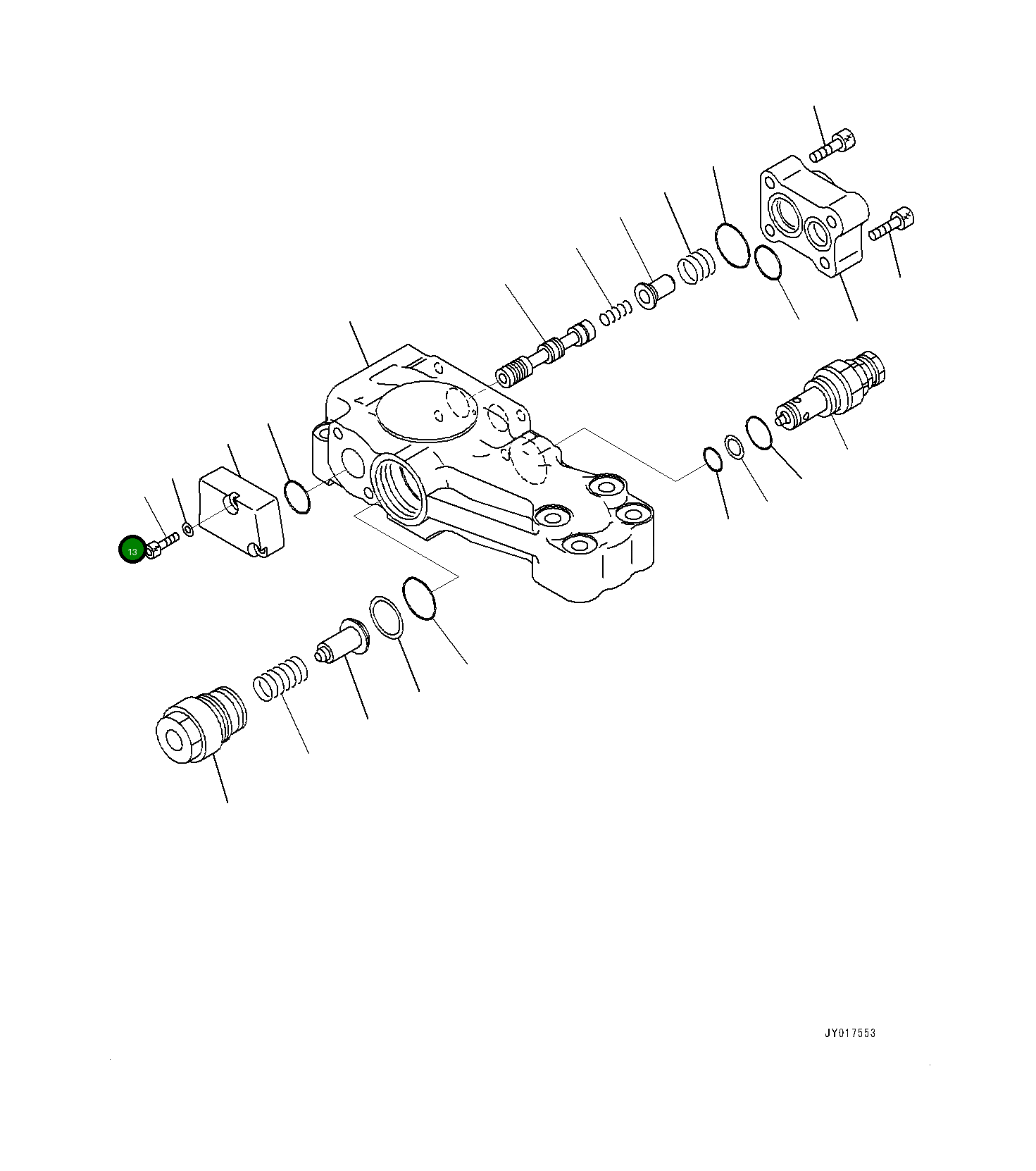 Болт 0125260625 Komatsu