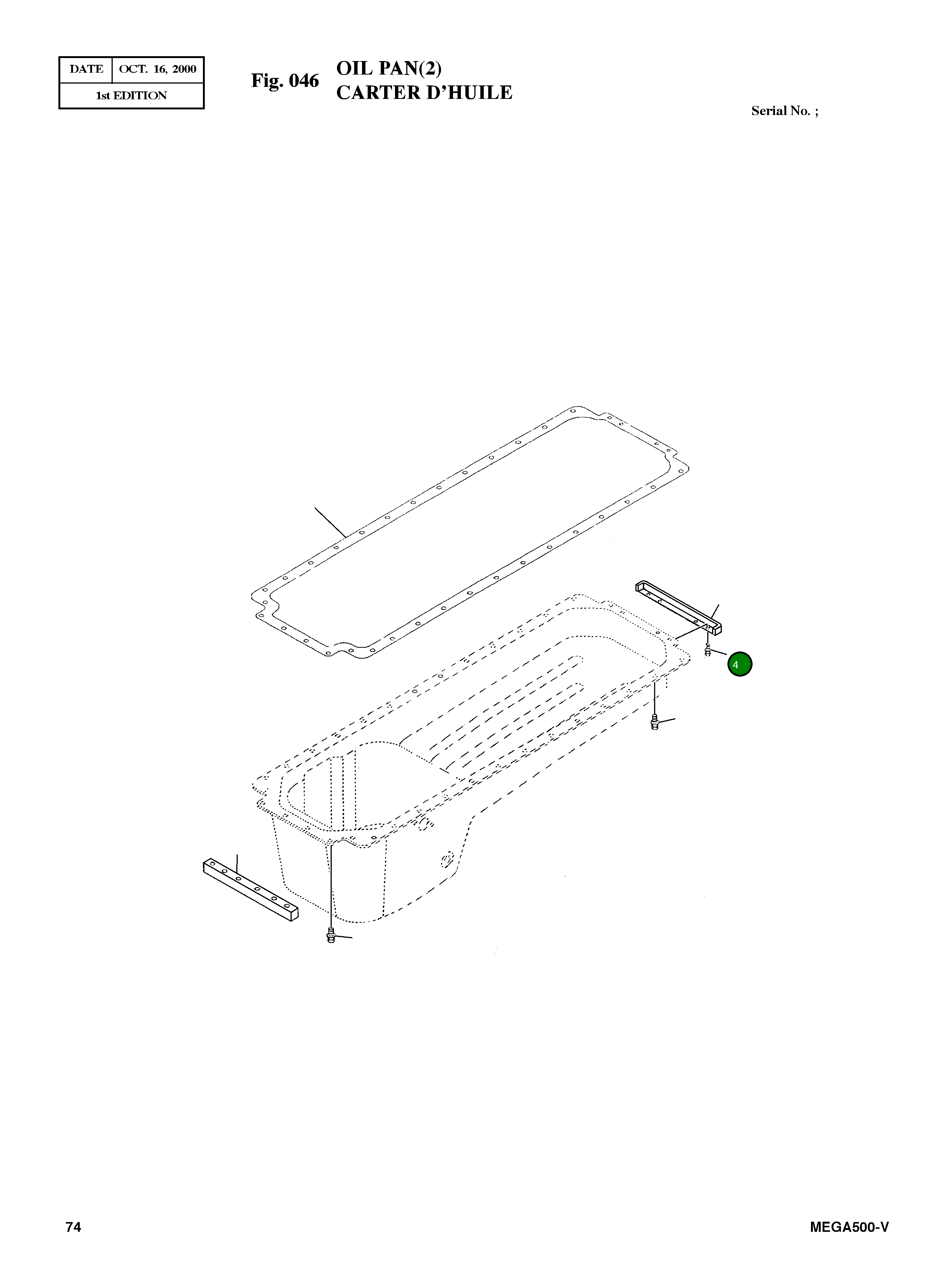 Болт 3082608 Komatsu