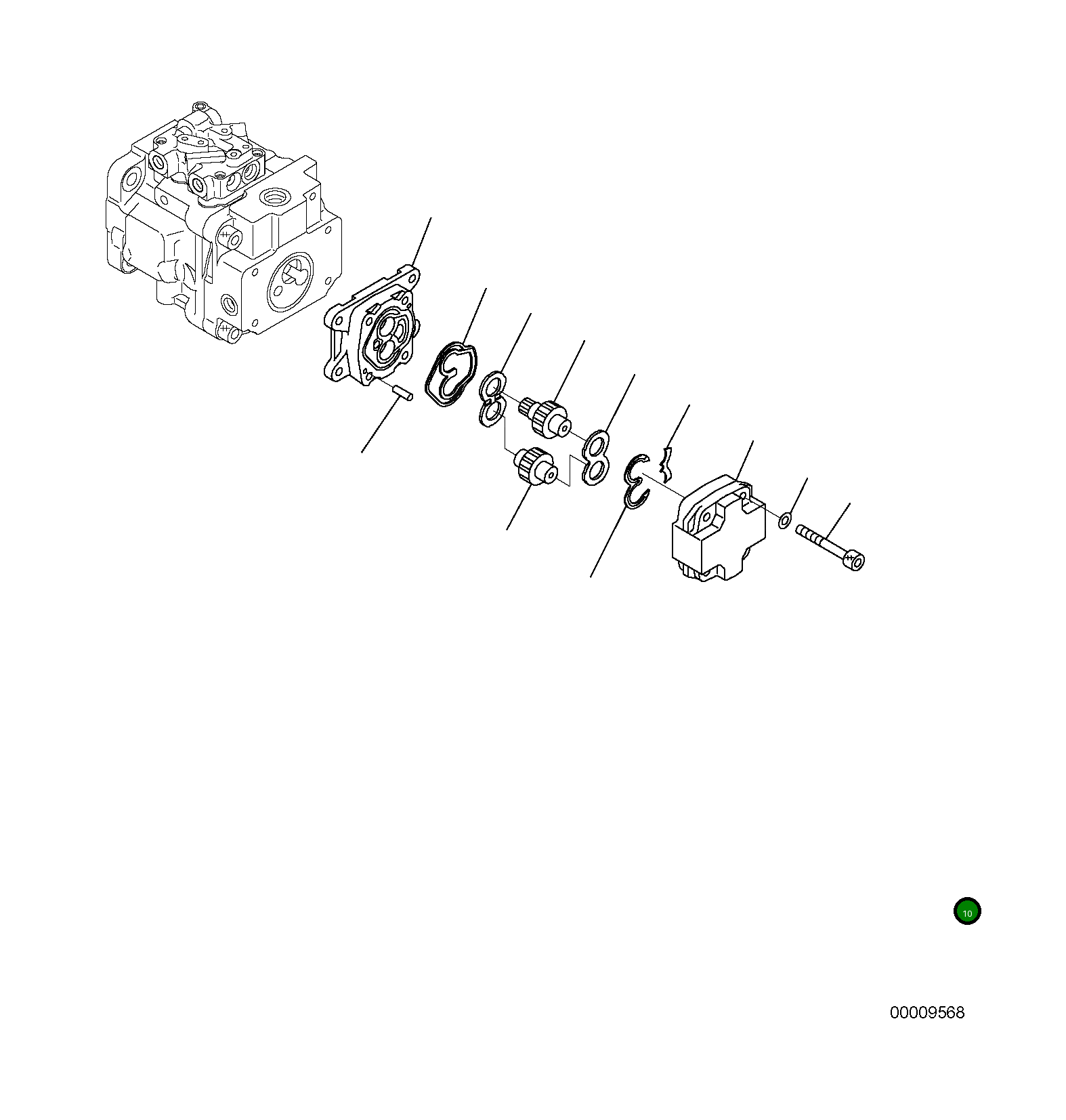 Болт 01252-71050 Komatsu