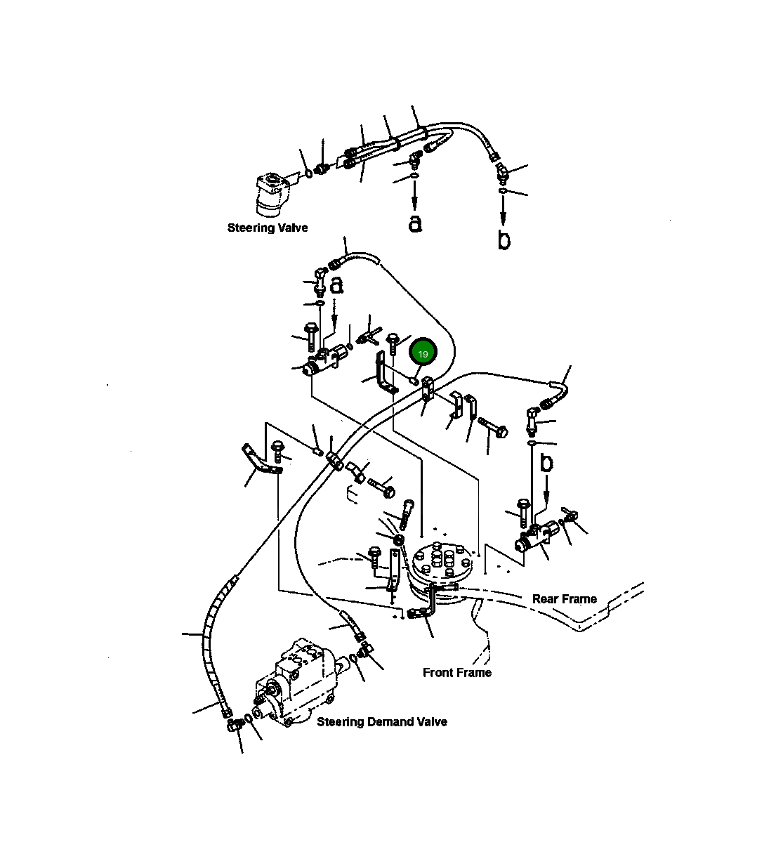 Болт 01435 01025 Komatsu