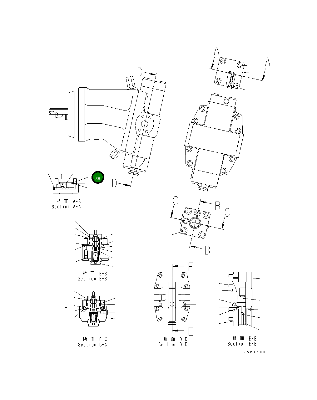 Кольцо уплотнительное (O-Ring) 20G-60-K6670 Komatsu