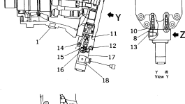 Пробка UC1701543616 Komatsu
