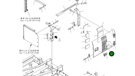 Крышка 21K-54-73261 Komatsu