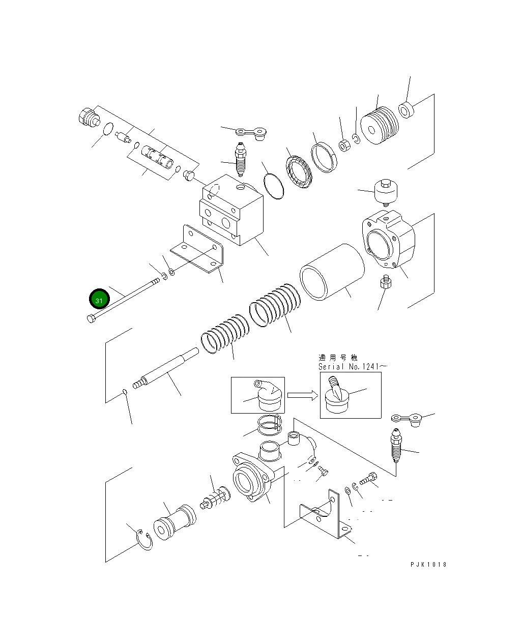 Болт MY781-8161-00 Komatsu