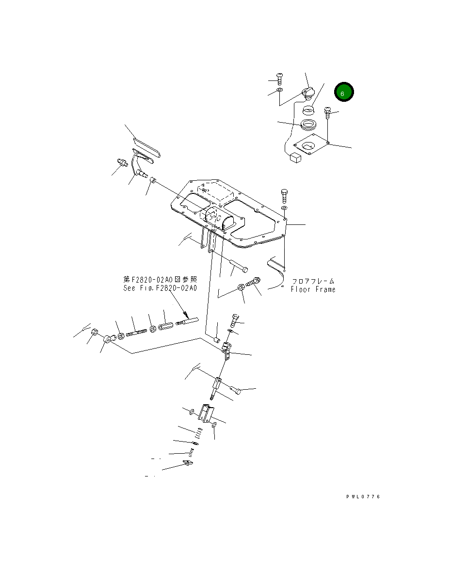 Крышка 17A-06-11410 Komatsu