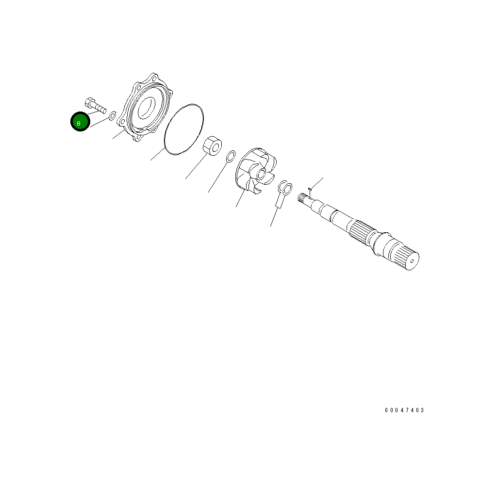 Болт 01010-81230 Komatsu