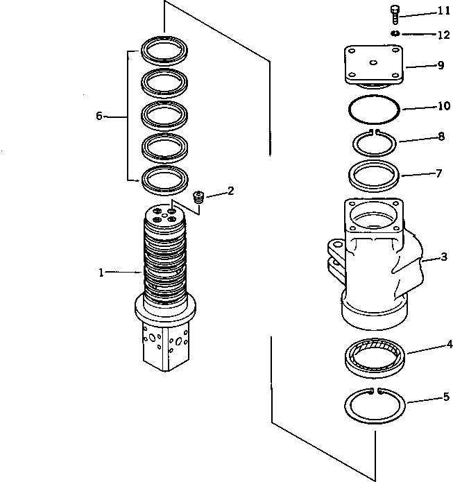 Кольцо уплотнительное (O-Ring) 703-07-98120  Komatsu