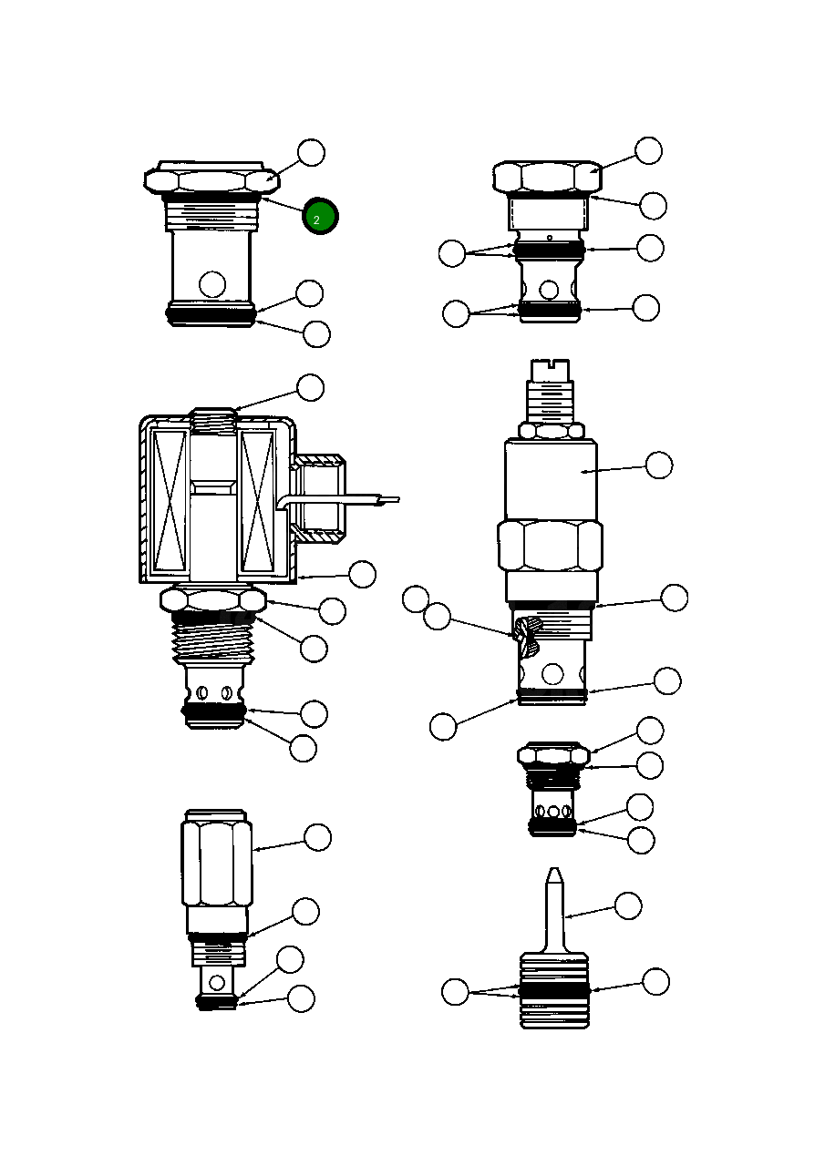 Кольцо уплотнительное (O-Ring) VE2460 Komatsu