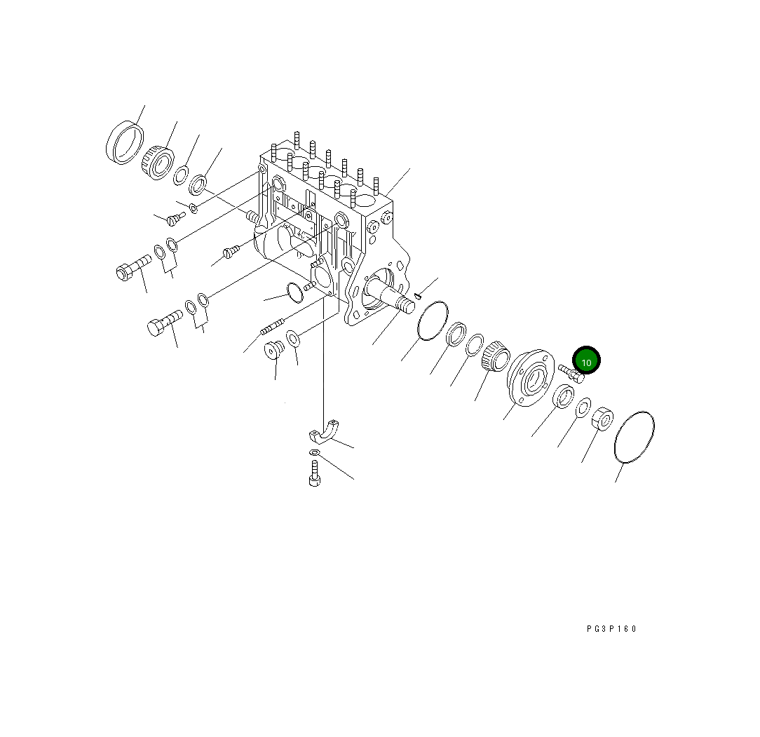 Болт ND91418-06210 Komatsu