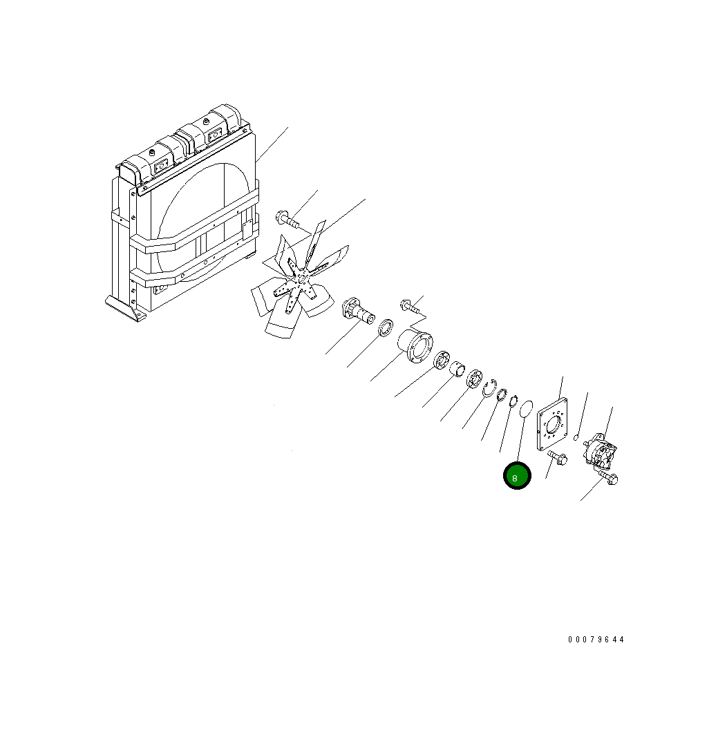 Кольцо уплотнительное (O-Ring) 07000-E2125 Komatsu