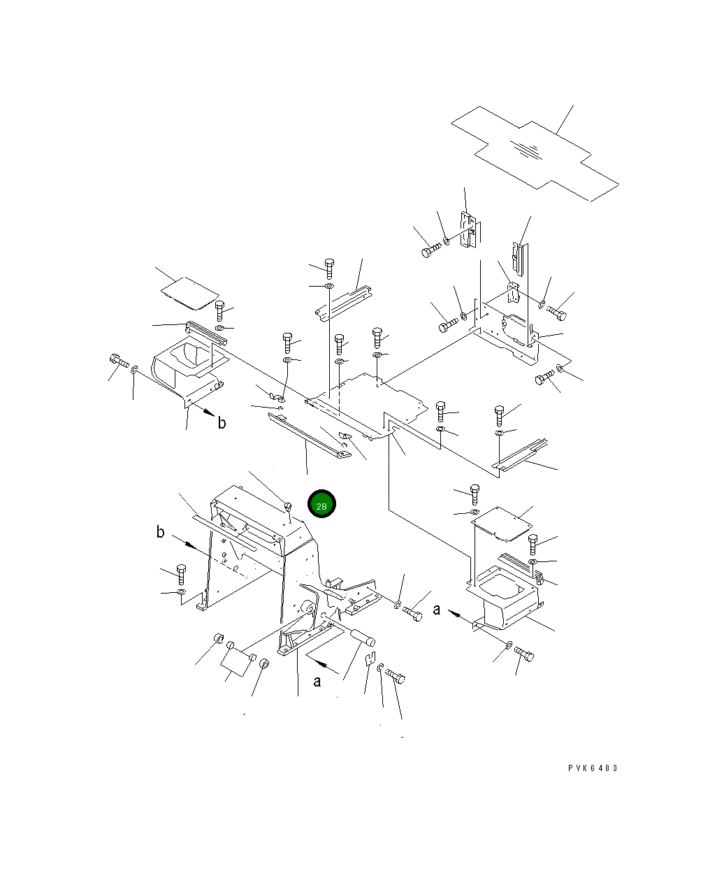 Крышка 114-54-44810 Komatsu