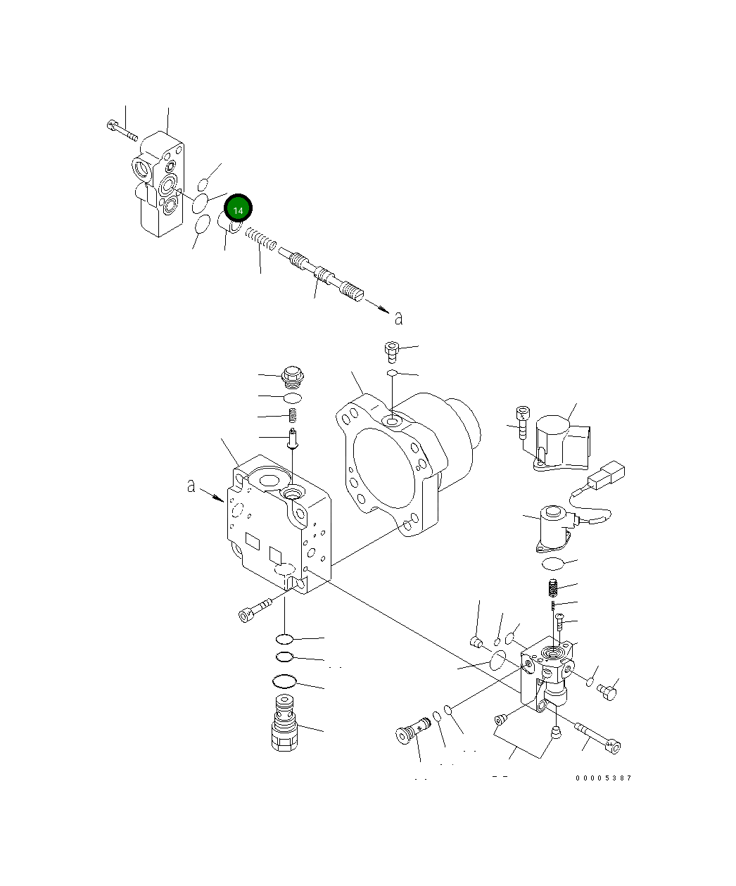 Кольцо уплотнительное (O-Ring) 07000-E2025  Komatsu