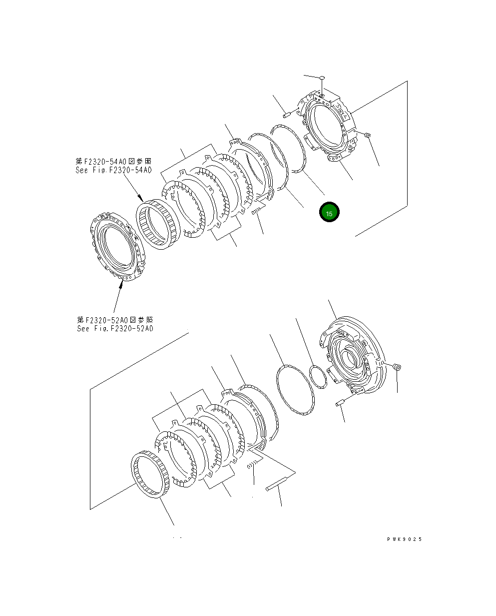 Кольцо 113-15-12870 Komatsu