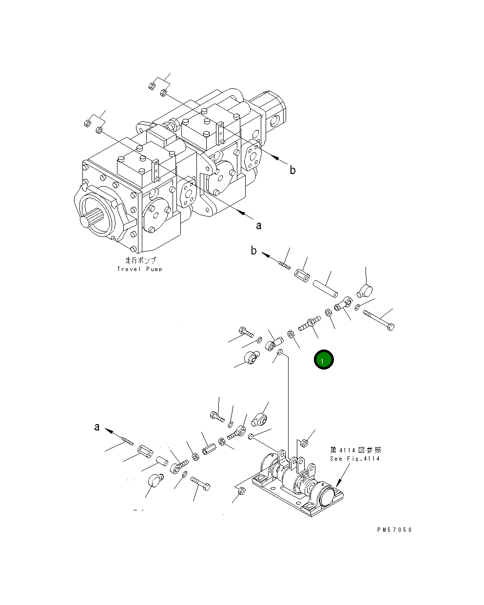 Болт 277-43-52190  Komatsu