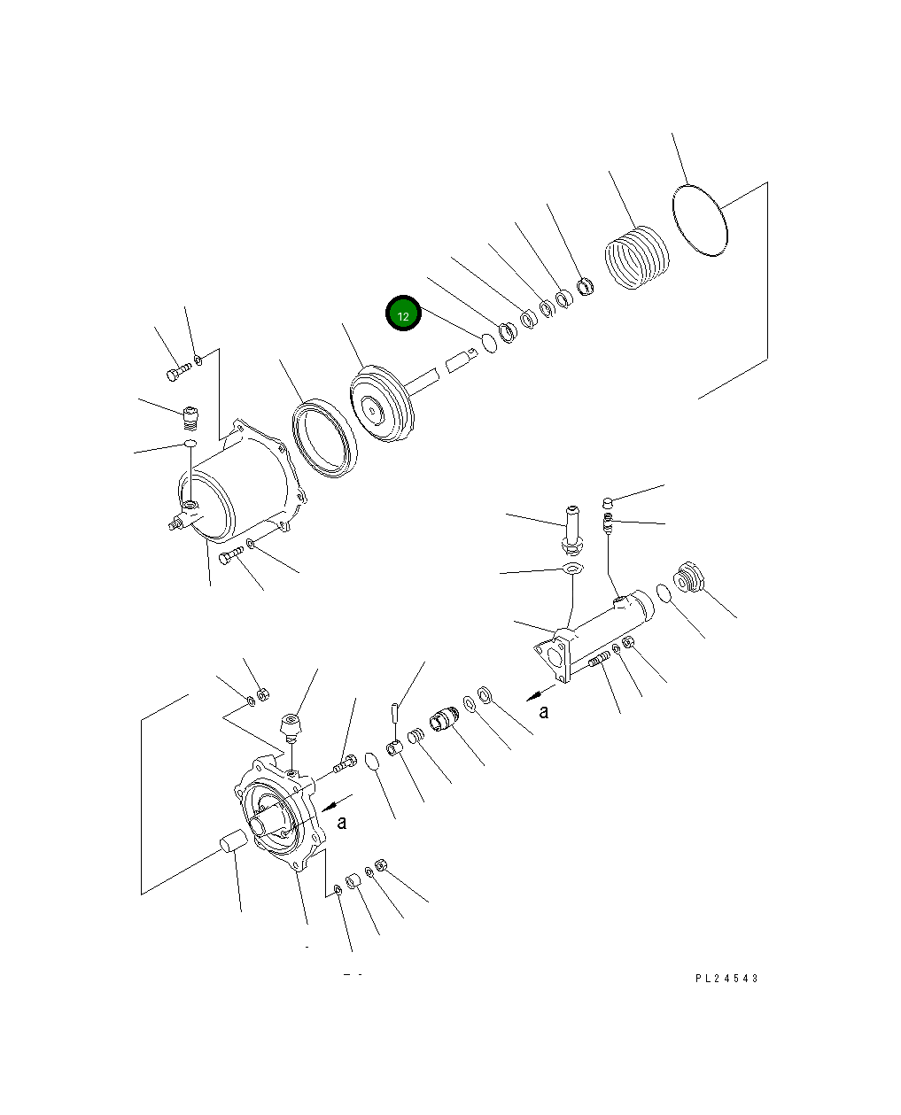 Кольцо 567-35-41230 Komatsu