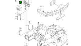 Крышка 22U-54-17820 Komatsu
