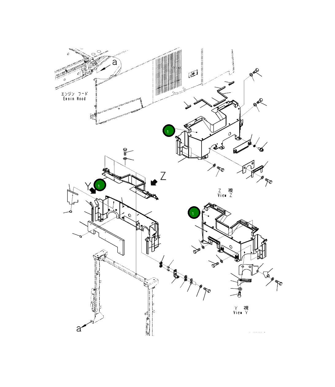 Крышка 421-54-53430 Komatsu