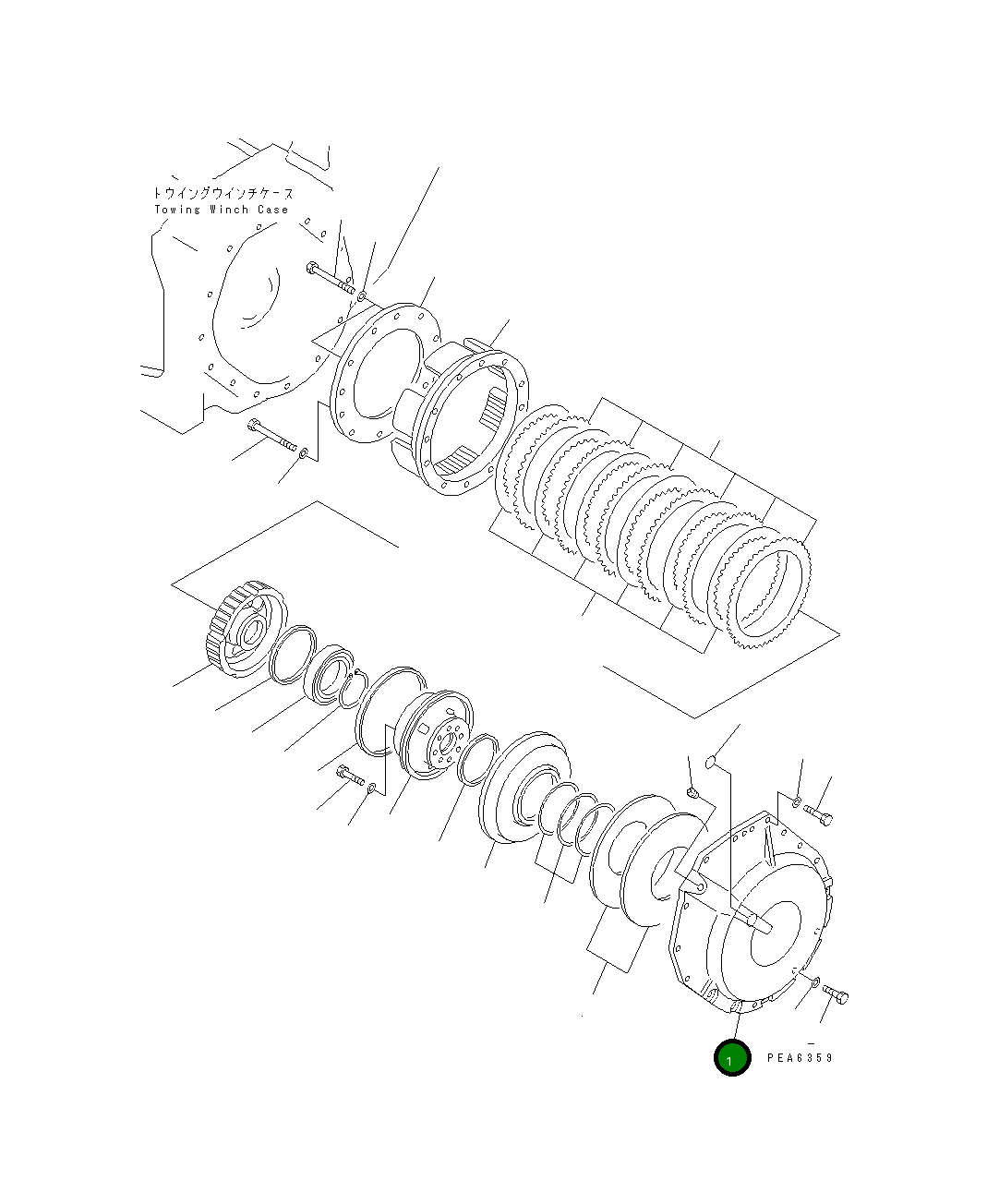 Крышка 14X-960-3140 Komatsu