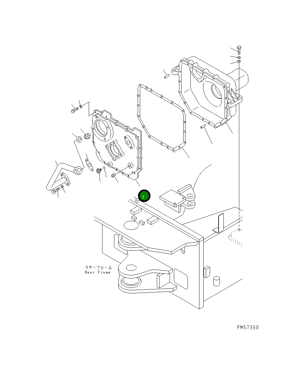 Крышка 273-14-61120 Komatsu