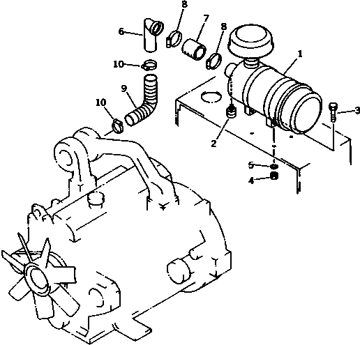 Болт 0-1000-00825  Komatsu